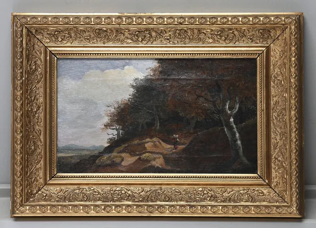 OLJA PÅ DUK. Oidentifierad konstnär, 1800-tal.