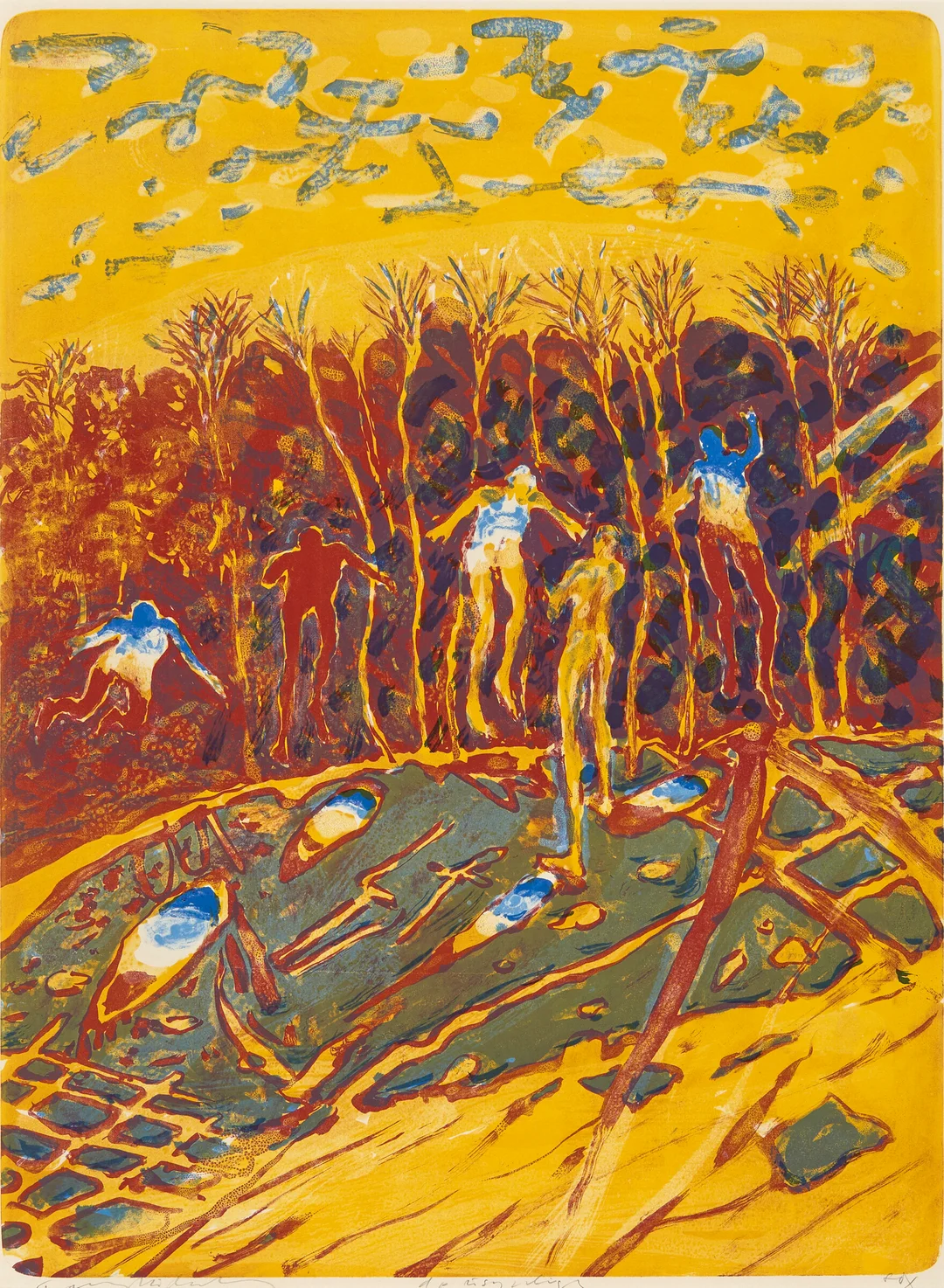Widerberg, Frans — "De usynlige" 1979 — Kunst/Grafikk — Blomqvist