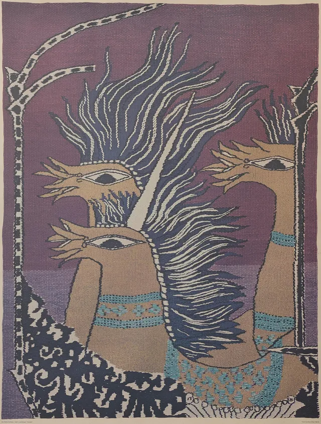 MAX WALTER SVANBERG. "Hjulspår", offsettryck, osignerad.
