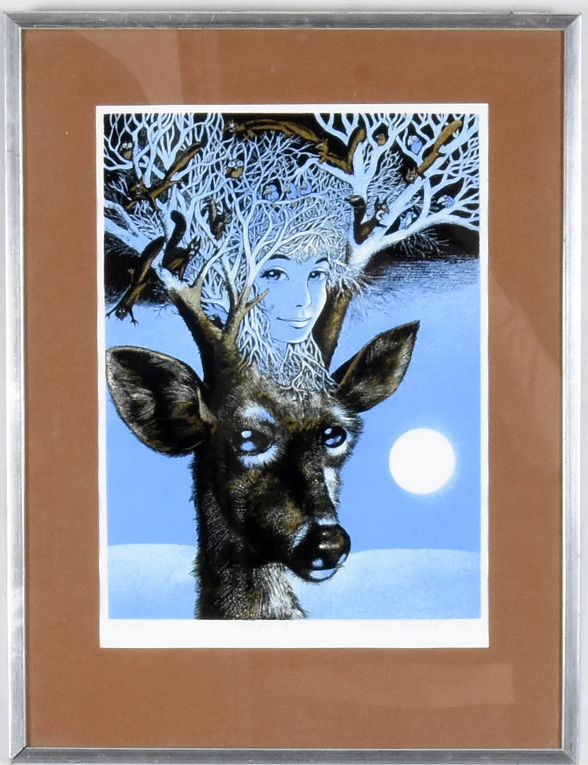 HANS ARNOLD. Färglitografi. — Engravings & Prints — Halmstads Auktionskammare