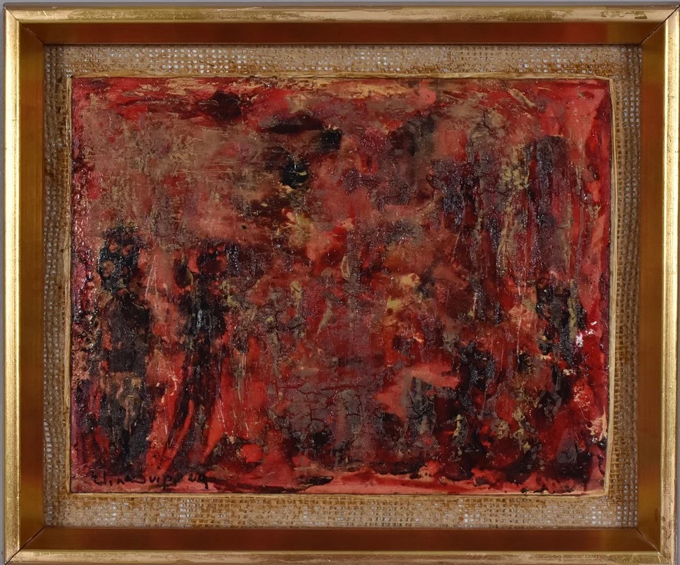ELIN SVIPDAG. Blandteknik. — Paintings — Halmstads Auktionskammare