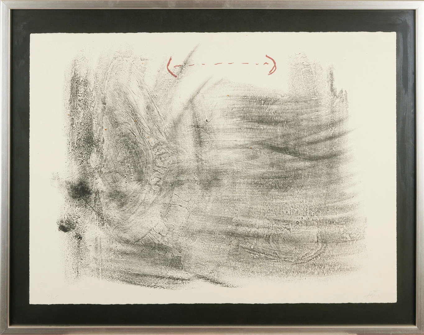 ANTONI TÀPIES (1923-2012), Komposition, signerad, numrerad 31/75, färglitografi. — Engravings & Prints — Stockholms Auktionsverk Magasin 5