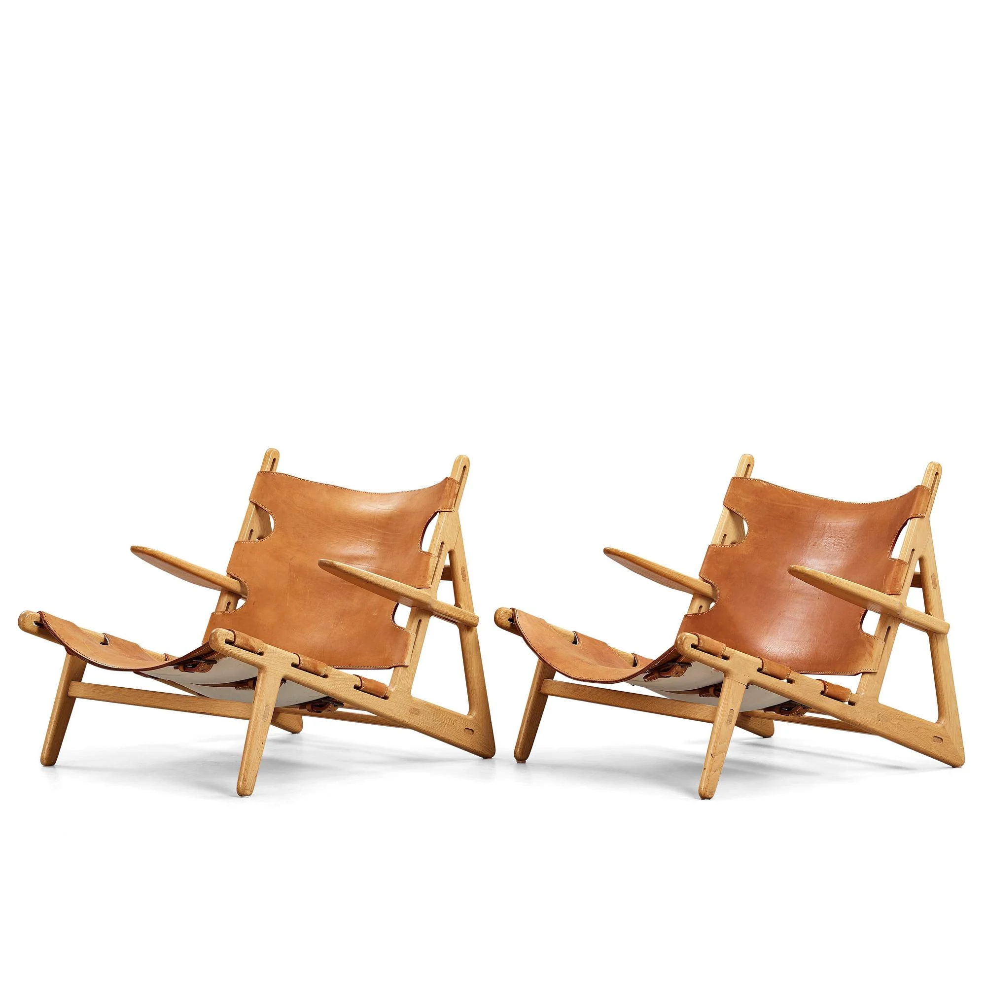 Børge Mogensen, "jaktstolar" ett par, Karl Andersson & Söner, Huskvarna, 1950-tal. — Bukowskis