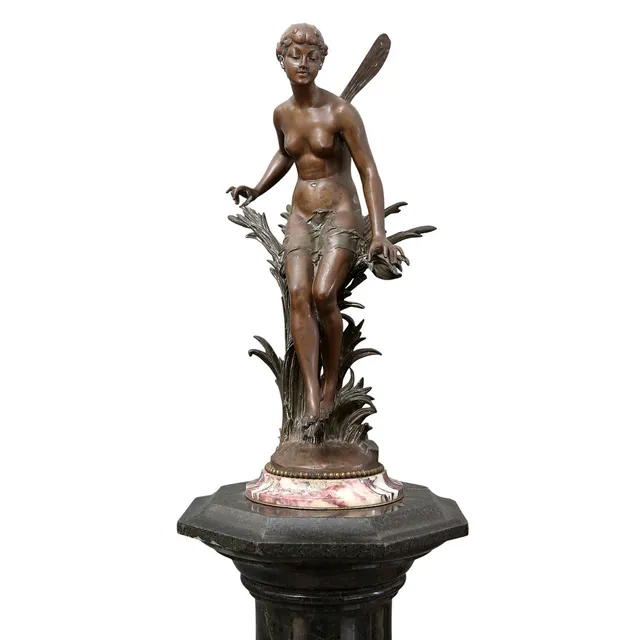 ERNEST JUSTIN FERRAND. Dragonfly nymph.