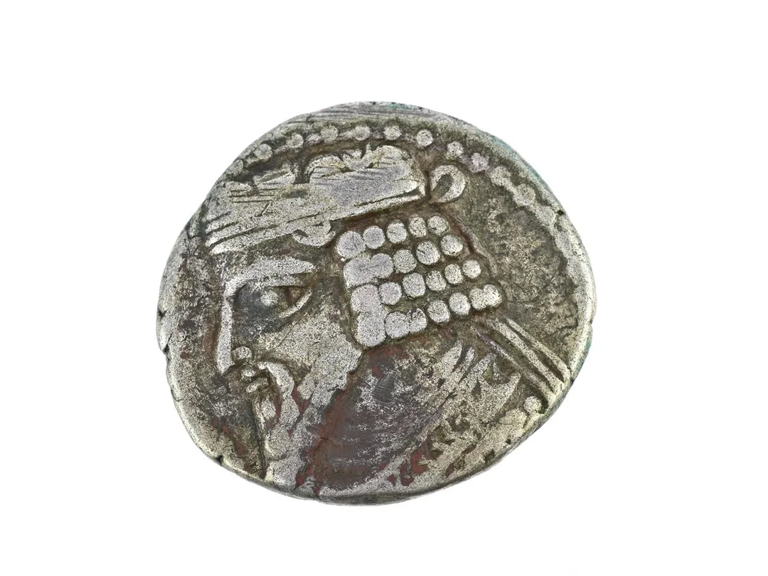 MYNT, silver, Tetradrachm, ca 37-2 f.Kr., Partien, kvalité ca 1, diameter ca 25-27 mm, vikt 13,5 g. — Mynt/Utländska mynt — Kaplans