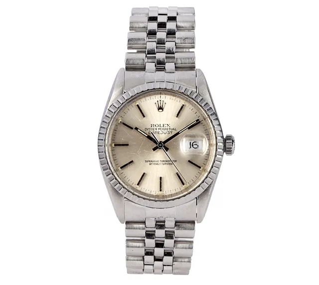 Rolex 'Datejust'. Vintage men's watch made of steel ref. 16030
