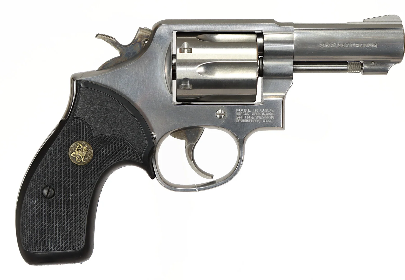 REVOLVER, Double Action, fabrikat Smith & Wesson, modell 65, kaliber .357 Magnum, tillv.nr BRM4557, se-nr SE1899366. — Revolvers — Walter Borg