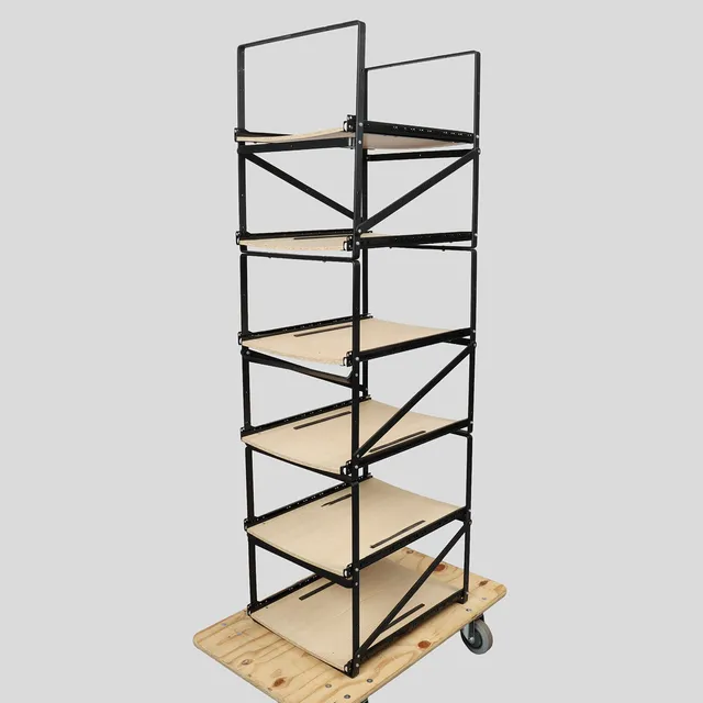 3 EUROCAVE MODULO WINE RACK UNITS.