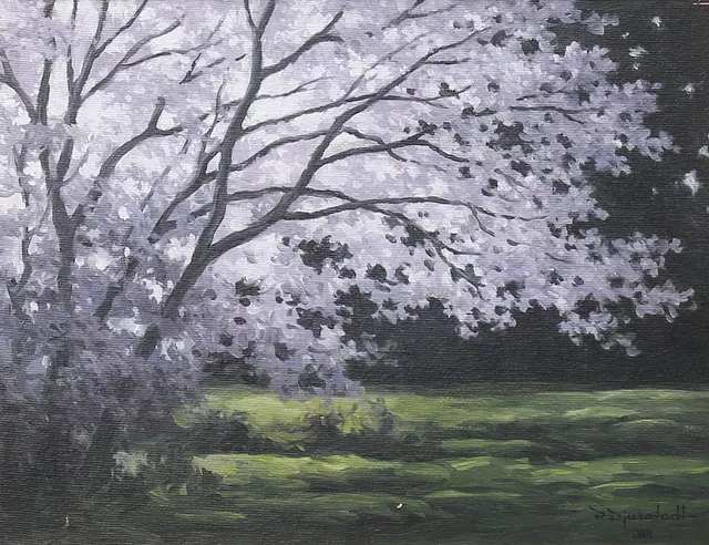 PATRIK DJURSTEDT. Olja på duk, signerad P. Djurstedt, 2001.