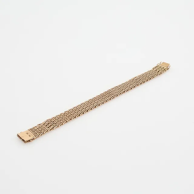 ARMBAND, 18K GULD, FANTASILÄNK, Ca. 50,2 g.