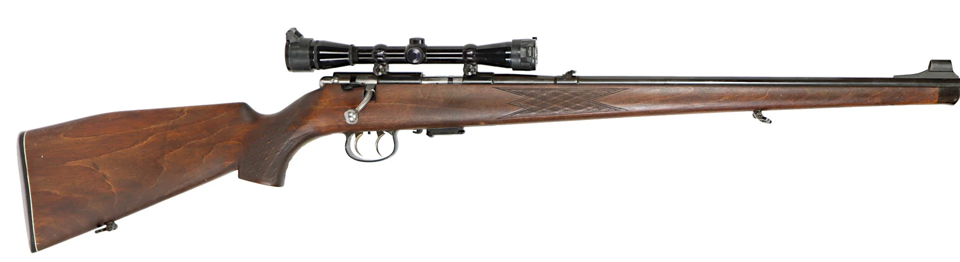 KULGEVÄR, fabrikat Anschütz, modell 1518, kaliber .22WMR, tillv.nr 1036622. — Rifles — Walter Borg