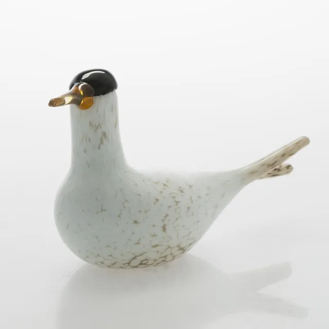 Oiva Toikka, årsfågel "Arctic tern", signerad O. Toikka Nuutajärvi 2000.