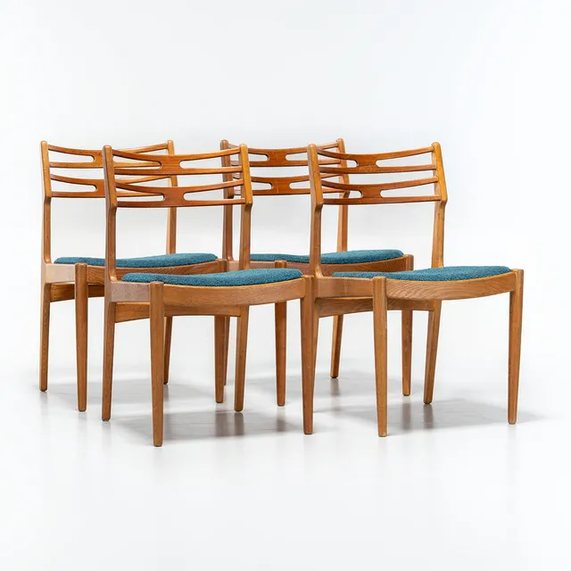 JOHANNES ANDERSEN. Stolar, Vamo, Danmark, 1960-tal, (4 st).