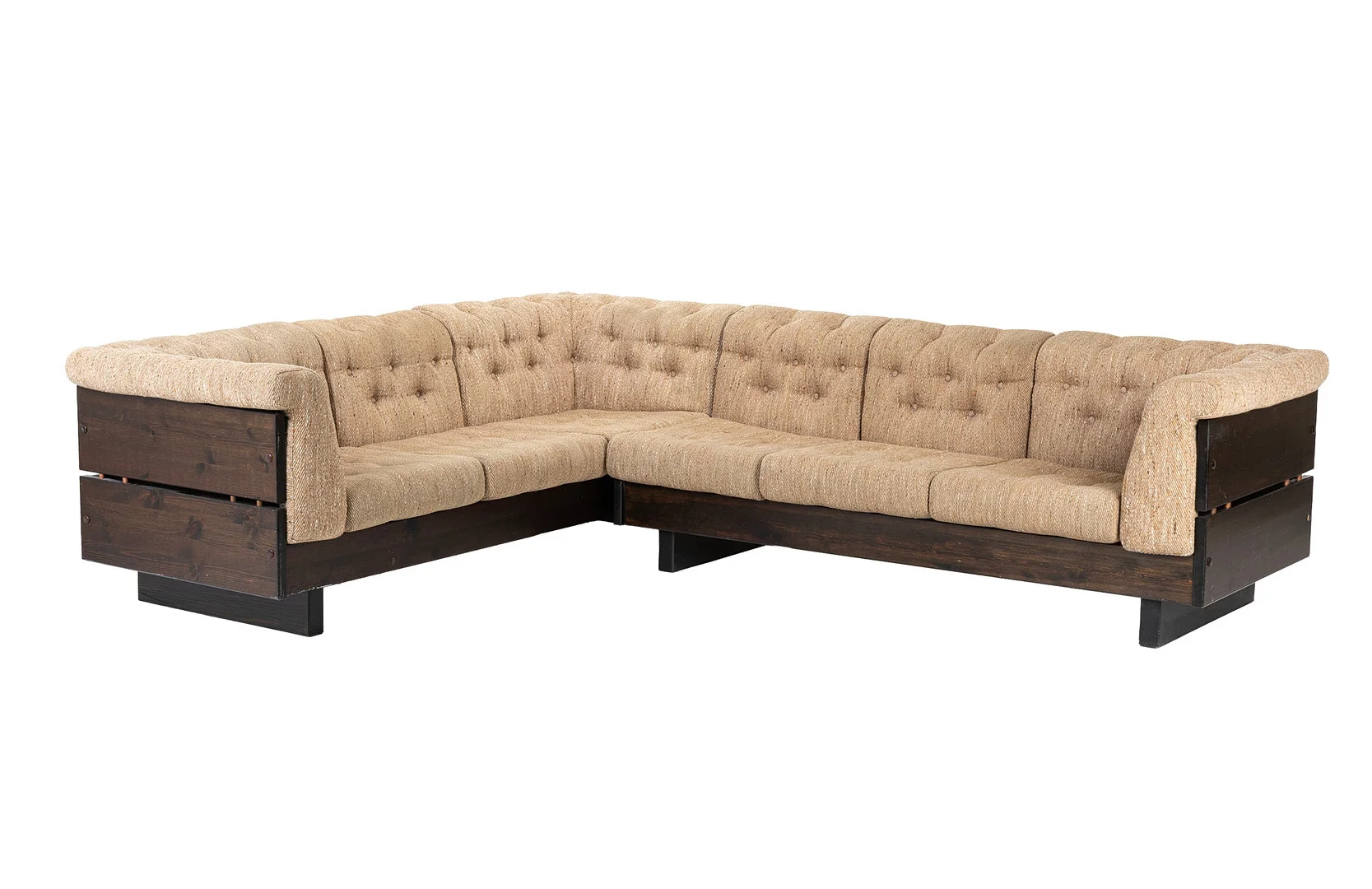 JAN ERIK LINDGREN. Soffa, "Party Corner", Ekornes, Norge, formgiven 1977. — Sofas & Seatings — Handelslagret Auktionsservice