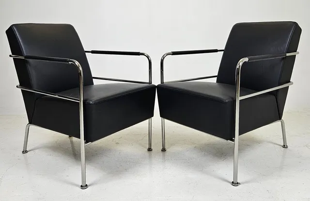 GUNILLA ALLARD. Fåtöljer, ett par, "Cinema", Lammhults, formgivna 1994.