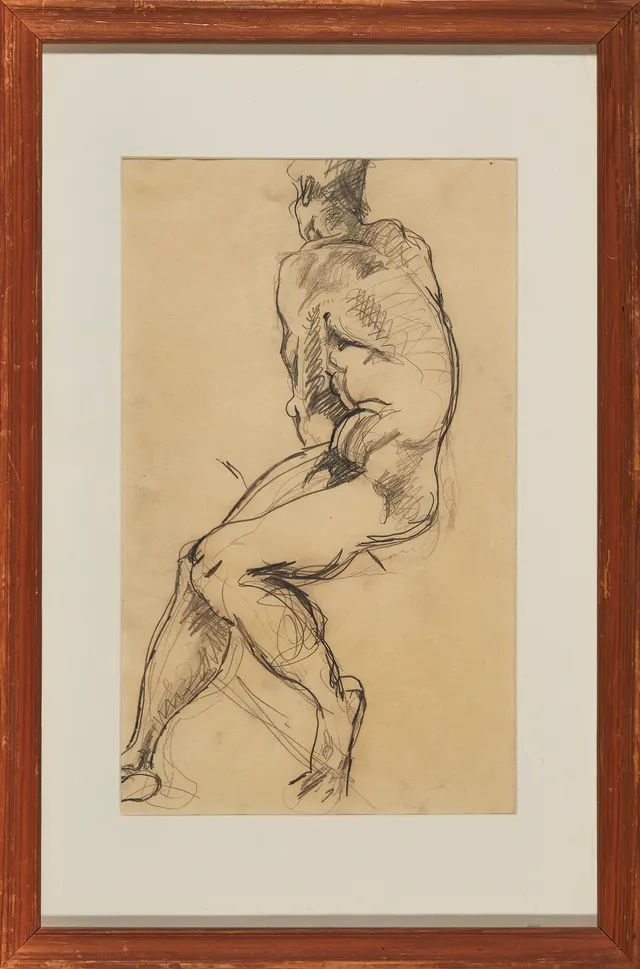 Ness, Bjarne — Sittende mannsakt