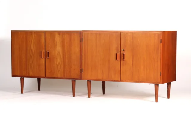 Børge Mogensen, a pair of sideboards, teak, 1960s (2)