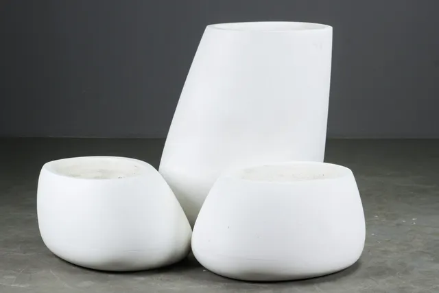Stefano Giovannoni for Vondom. Tre plantekasser, model Stones