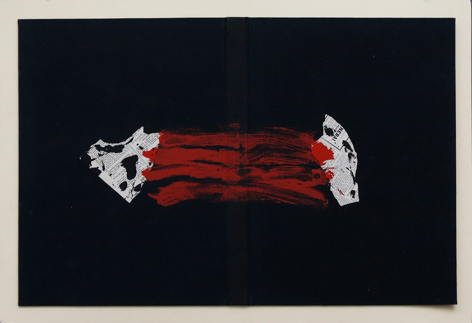 Cover of the book "Nocturn Matinal", designed by Antoni Tàpies. — Engravings & Prints — Balclis