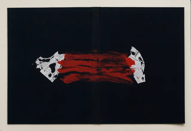 Cover of the book "Nocturn Matinal", designed by Antoni Tàpies.