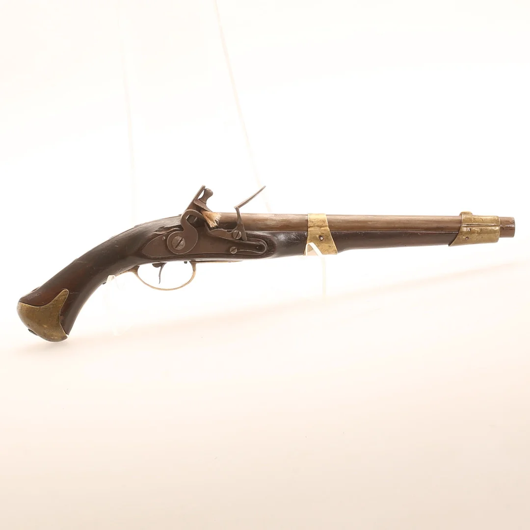 FLINTLÅSPISTOL, studsare m/1807, Sverige, 1800-tal. — Guns & Rifles — RA Auktionsverket Norrköping