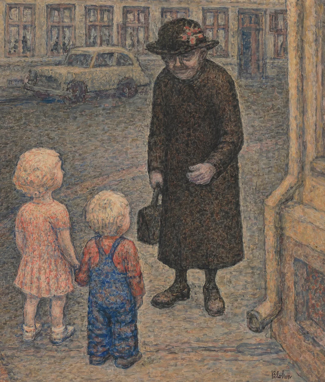 Blohm, Roy — "En liten passiar" — Kunst/Maleri — Blomqvist