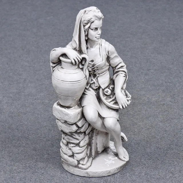 SKULPTUR (47cm) KONSTMASSA, 1900-TAL.