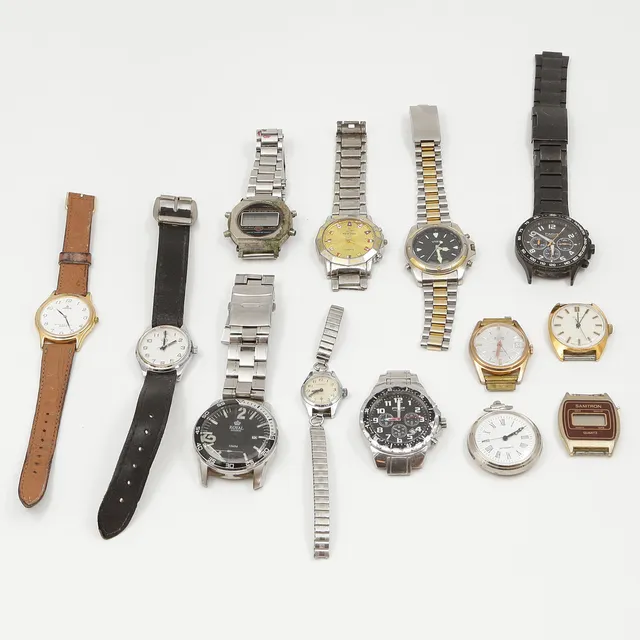 SAMLING ARMBANDSUR, QUARTZUR M.M.