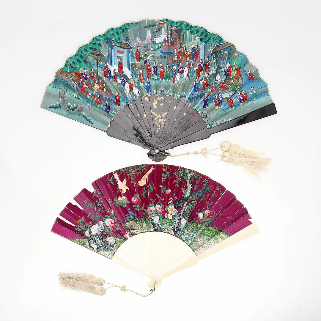 Two Chinese fans, late 19th Century. — Miscellaneous — Balclis