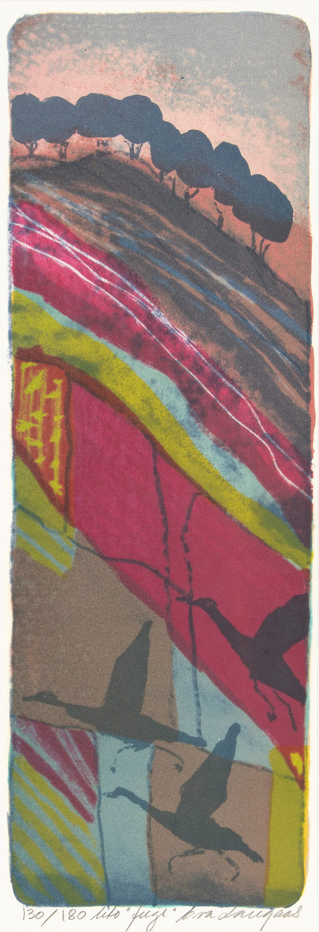 Langaas, Eva — "Fugl" — Kunst/Grafikk — Blomqvist
