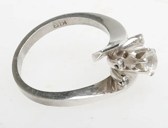 RING, vitguld,18K, med brilljanter.