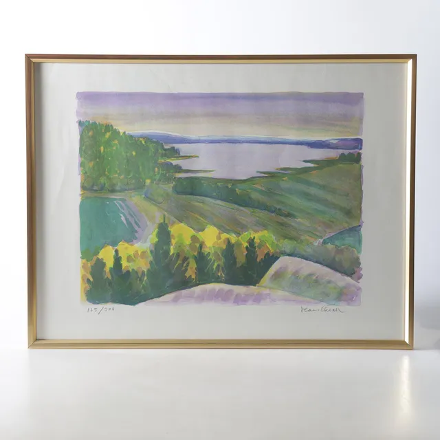 HANS EKVALL. litografi, signerad & numrerad 165/300.
