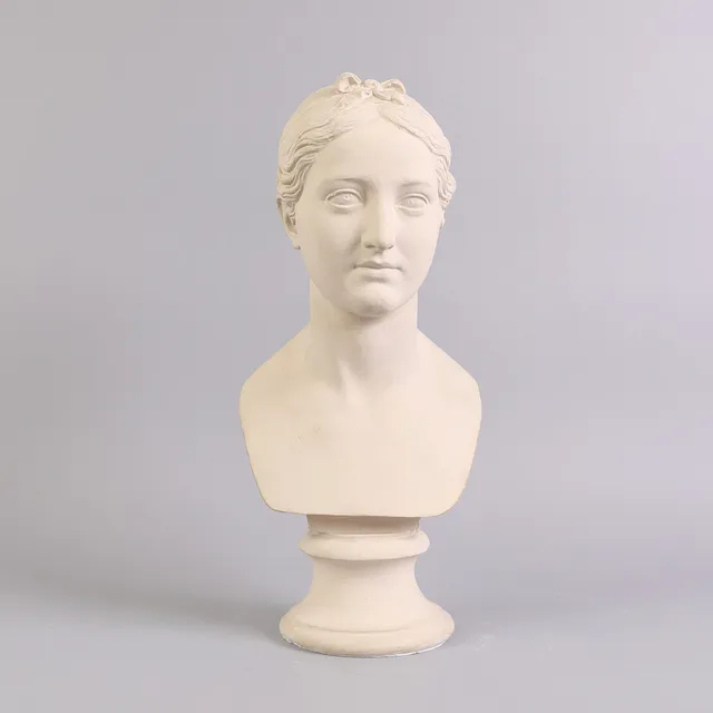 BERTEL THORVALDSEN (1770-1844). EFTER. Buste af gips forestillende Vittoria Caldoni, 1900-tallet.