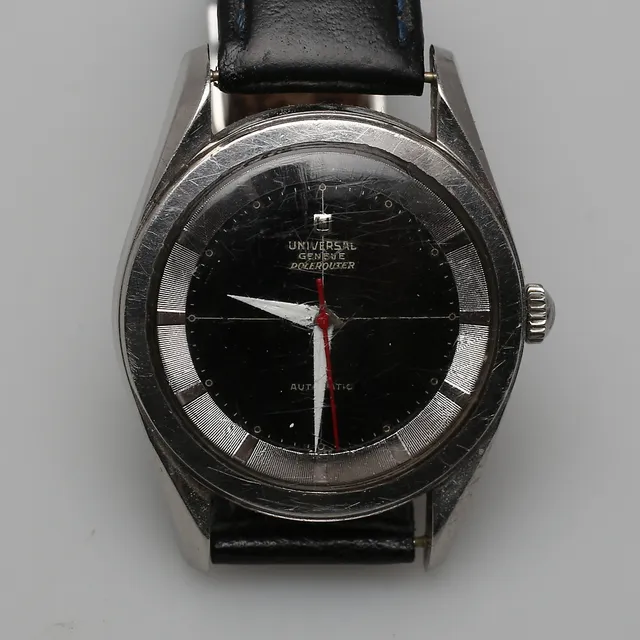 HERRARMBANDSUR Universal Genève Polerouter, 1960-tal.