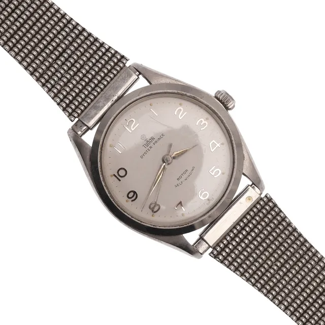 A GENTLEMAN'S STAINLESS STEEL OYSTER PRINCE WRISTWATCH BY TUDOR.