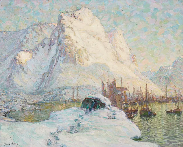 ANNA BOBERG. Motiv från Lofoten.
