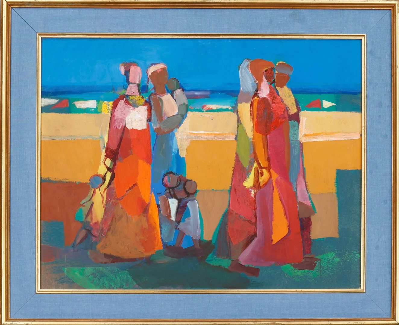 BRITA HANSSON. Olja på pannå, signerad. — Paintings — Södermanlands Auktionsverk