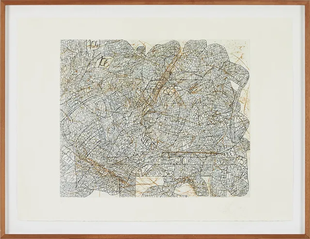 TONY CRAGG. Komposition, etsning, signerad, numrerad 3/35.