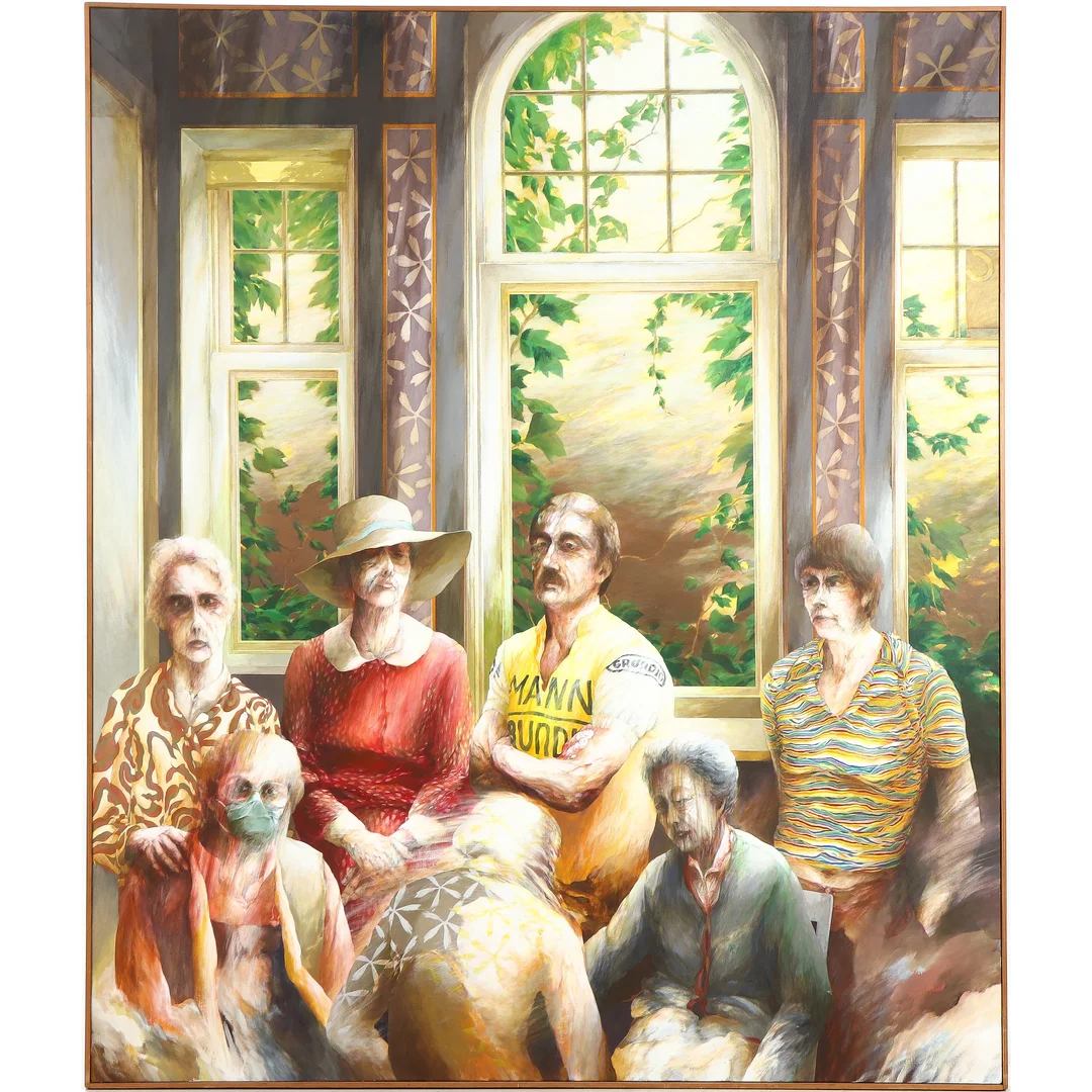 Poul Janus Ipsen. 'The Family Party' Oil on canvas — Paintings and sculptures/Modern pictorial arts — Lauritz