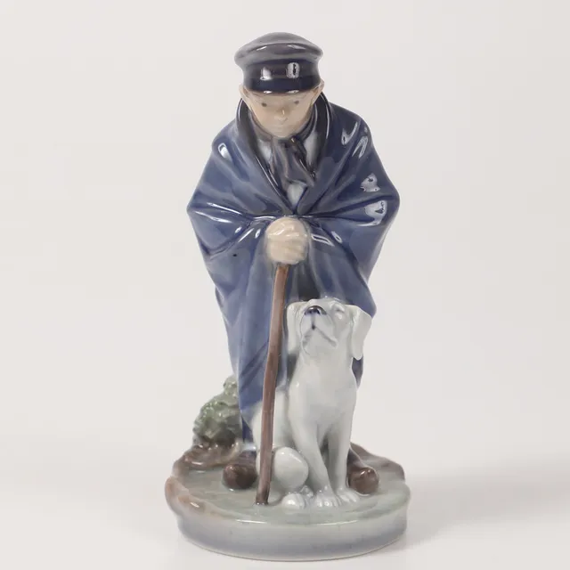 CHRISTIAN THOMSEN. Figurin, porslin, Royal Copenhagen, Danmark.