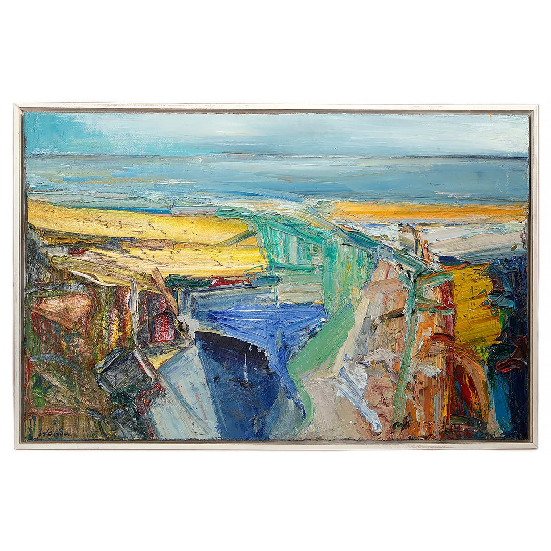ANDERS WOLLIN. Olja på duk, signerad. — Paintings — Stockholms Auktionsverk Göteborg