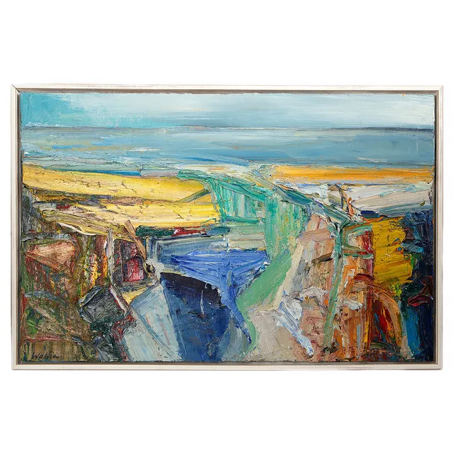 ANDERS WOLLIN. Olja på duk, signerad.