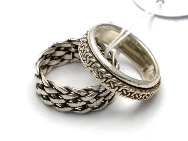 Ringar 2st S925 Ø21-22 20,9g