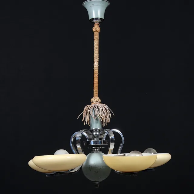 TAKLAMPA, art deco. 1930-tal.