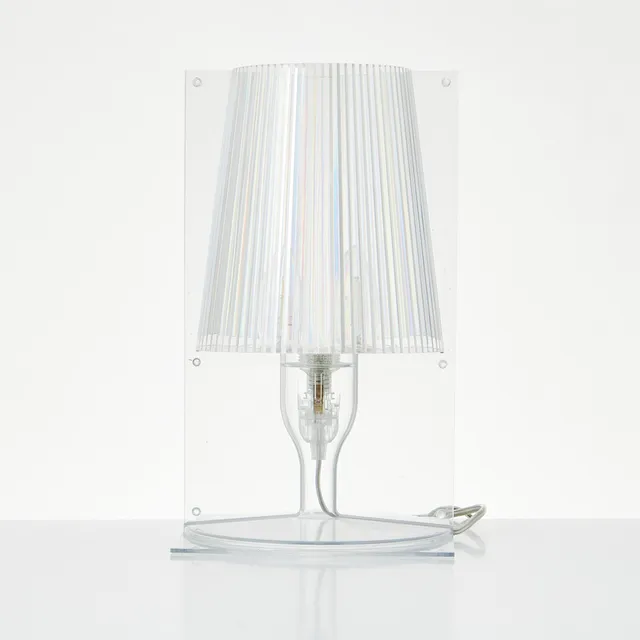 FERRUCCIO LAVIANI, "Take", bordslampa, för Kartell, samtida, transparent plast.