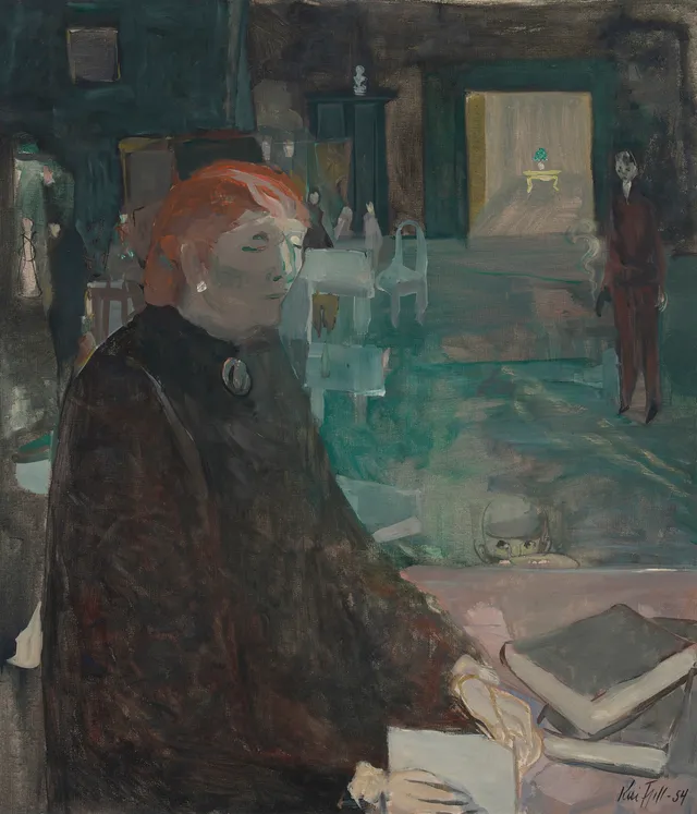 Fjell, Kai — Skuespiller Agnes Mowinckel, 1954