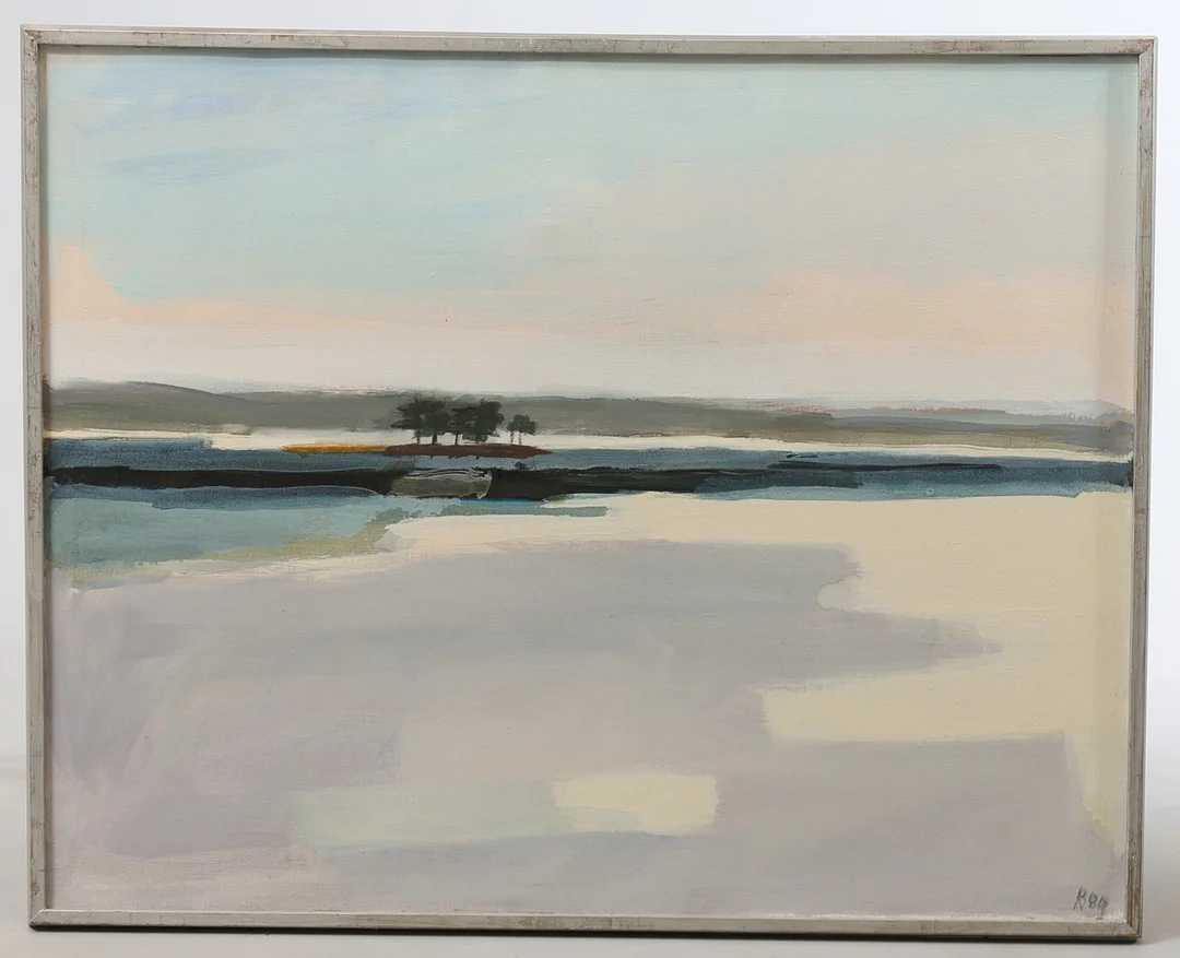 BENGT REINHOLTZ. "Våris", olja på duk, monogramsignerad och daterad -84. — Paintings — Gomér & Andersson Nyköping