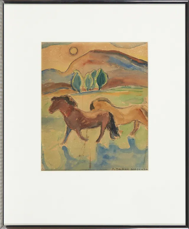 Ness, Bjarne — "To hester" 1920