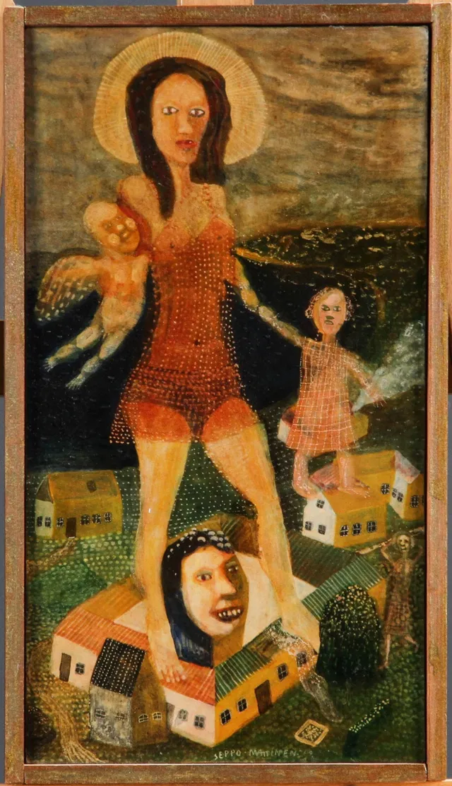 Seppo Mattinen. figur komposition
