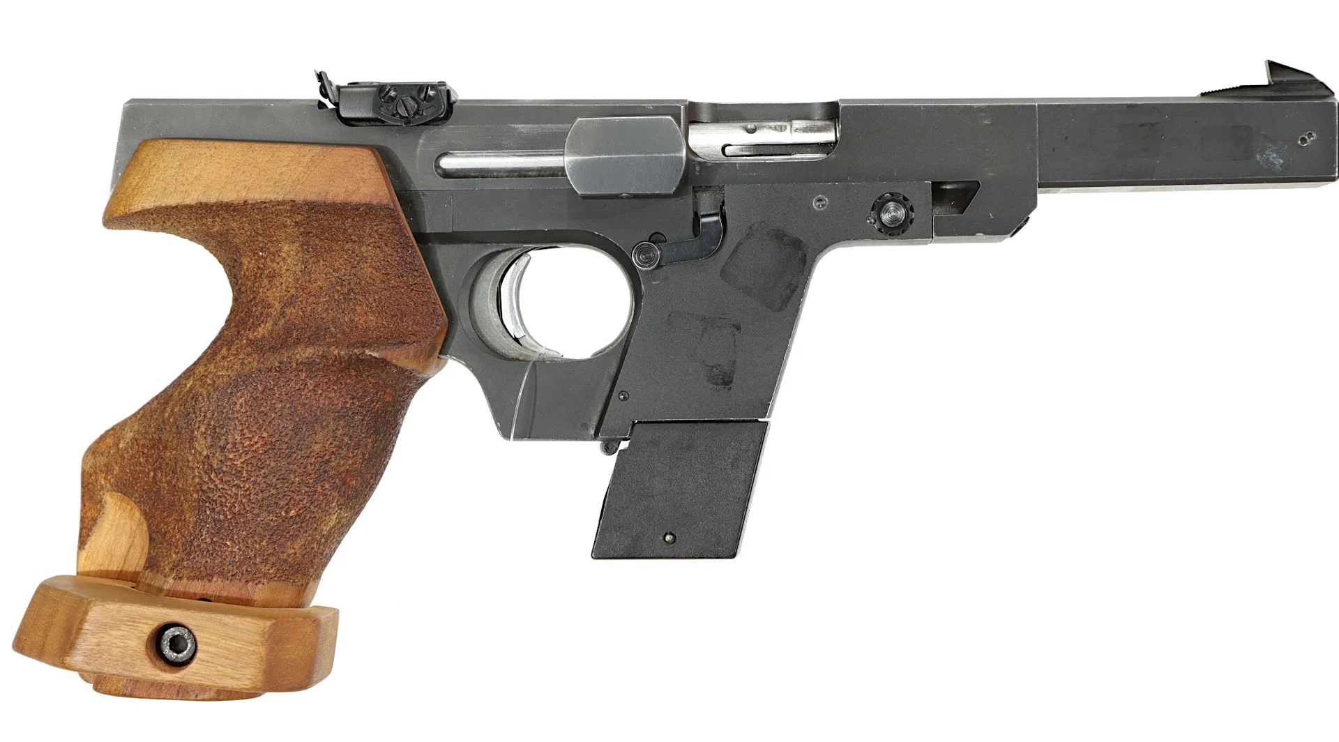 PISTOL, fabrikat Walther, modell GSP, kaliber .32 S&W WC, tillv.nr 102535, se-nr SE0799802. — Pistols — Walter Borg